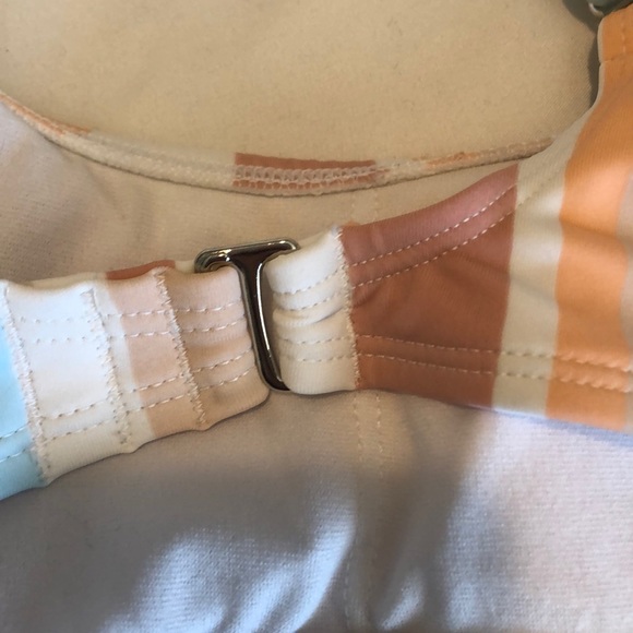 Xhilaration Striped Swim Top NWOT - Picture 3 of 7